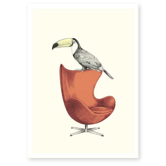 Image of Affiche A4 Toucan