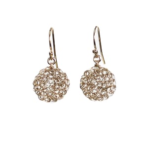 Image of Tiny Dot Gold Filled Earrings