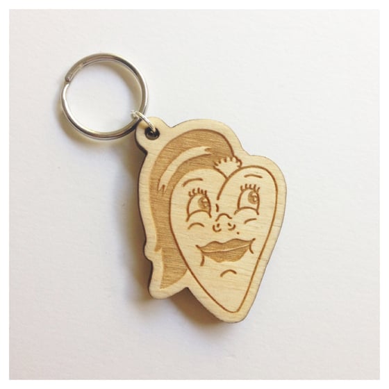 Image of "Spread Love" limited edition keychain made by Pacolli 