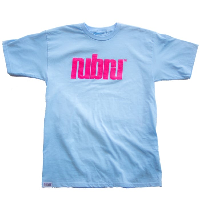 Image of Nubru Logo Tee Baby Blue 
