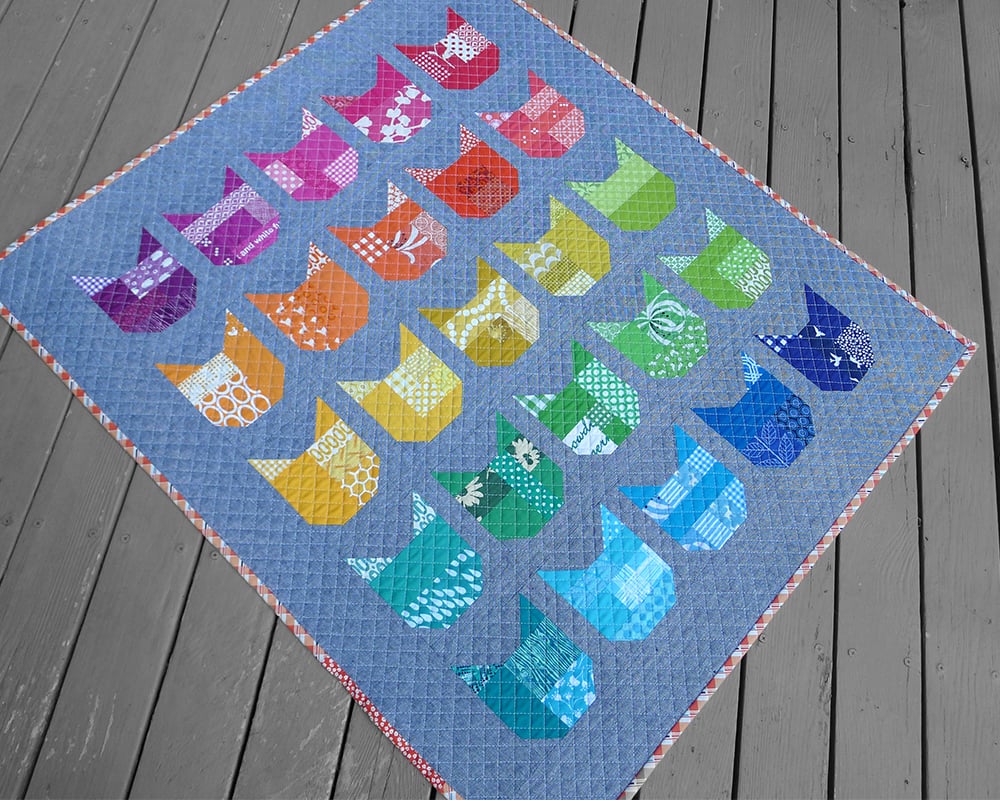 Patterns by Elizabeth Hartman — THE CAT pdf quilt pattern