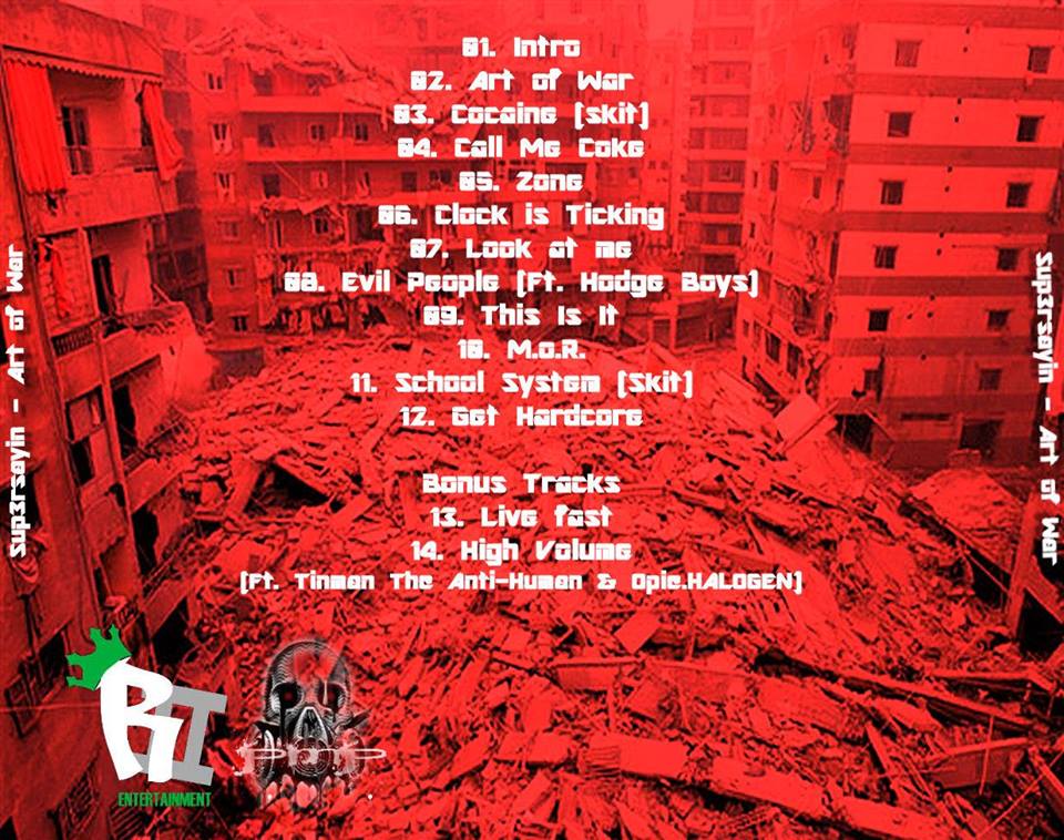 Image of Sup3rsayin - ART OF WAR CD