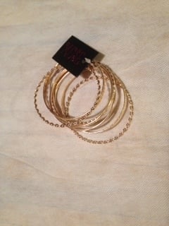 Image of Gold Bangle Bracelets 