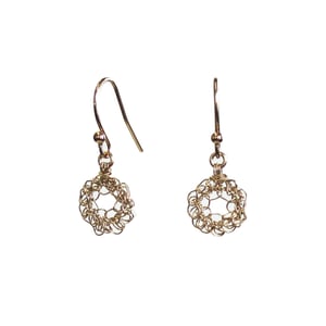 Image of Tiny Gold Filled Loop Earrings