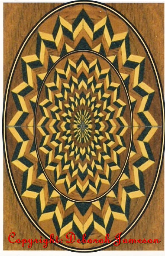 Image of Item 701. Oval Mosaic.