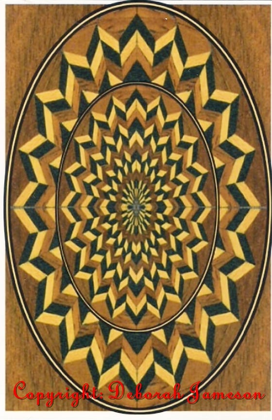 Image of Item 701. Oval Mosaic.