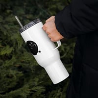 Image 1 of Studio Purr: LAWD HE ROUND Tall travel mug