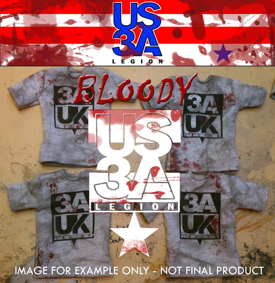 Image of US 3A Legion Shirt - Weathered & BLOODY