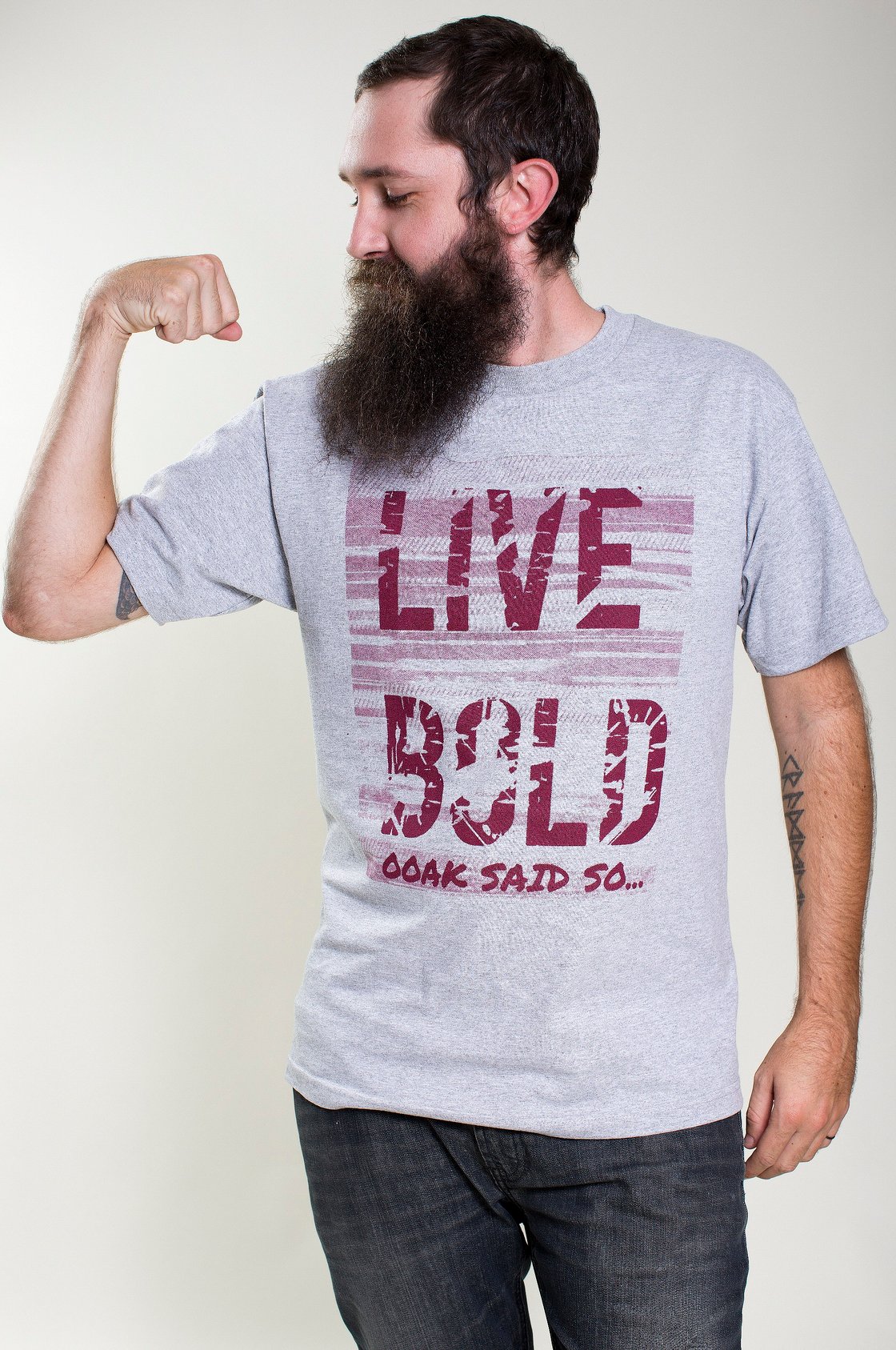 Image of Live Bold Grey