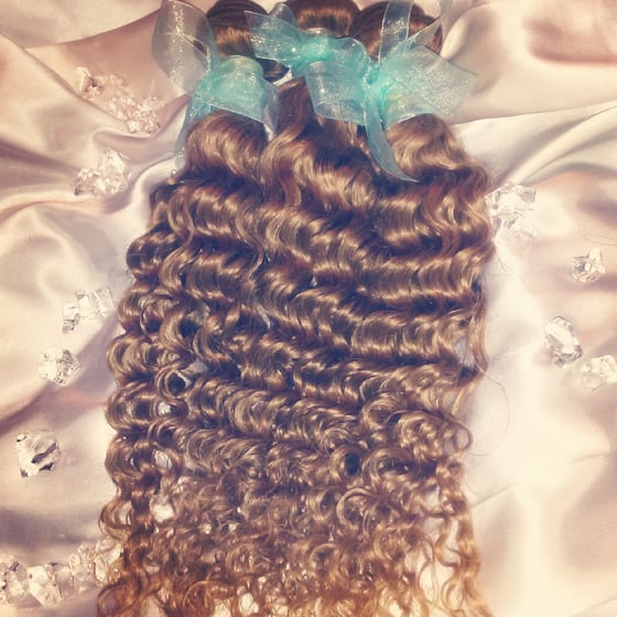 Image of Malaysian Honey Blonde Deep Wave 