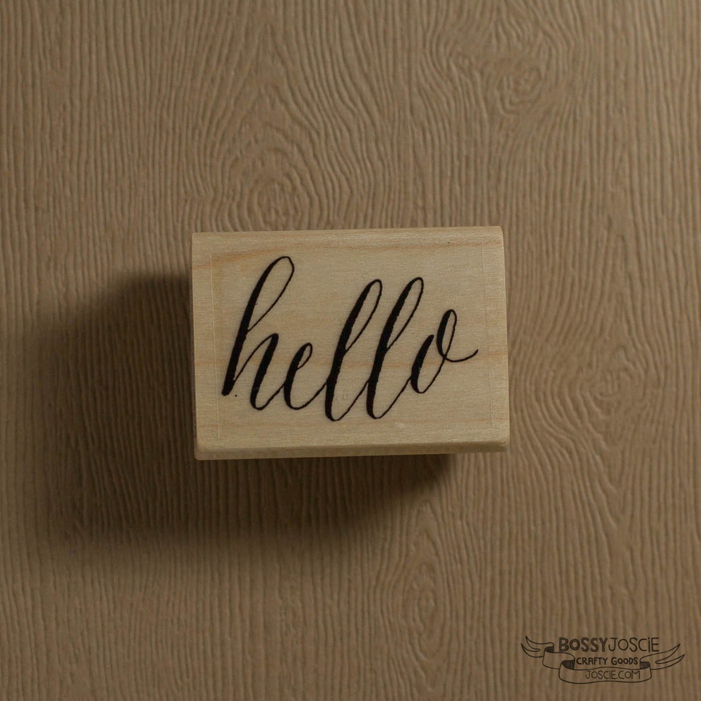 Image of hello calligraphy stamp