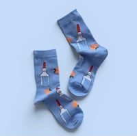 Image 1 of Emotional Support Socks - Enema
