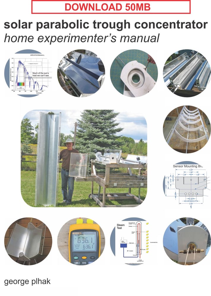 Image of solar parabolic experimenter's manual download