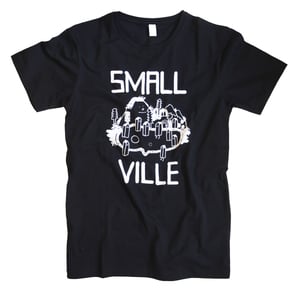Image of Smallville T-Shirt Logo- black/ white