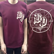 Image of Radioactive Print Tee (Maroon)