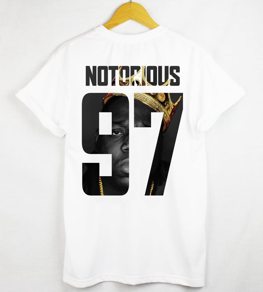 Image of 1 OAK 'Notorious 97' Crown Back Number T-Shirt