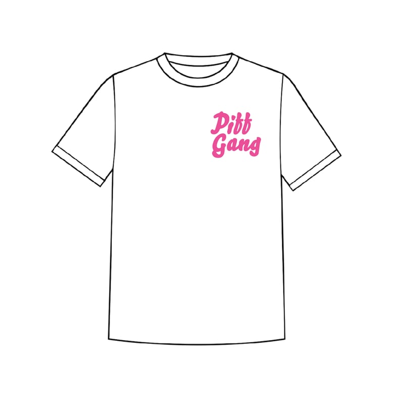 Image of Piff Gang Pink Logo T-Shirt 