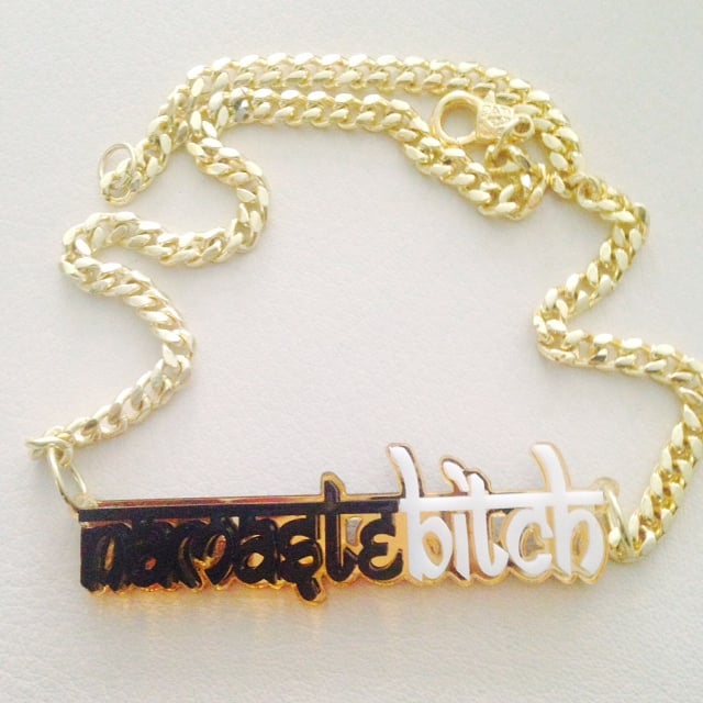 Image of Custom "Namaste Bitch" Chain