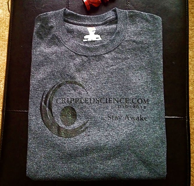 Smoke Grey w/ Black ... "Stay Awake" T.