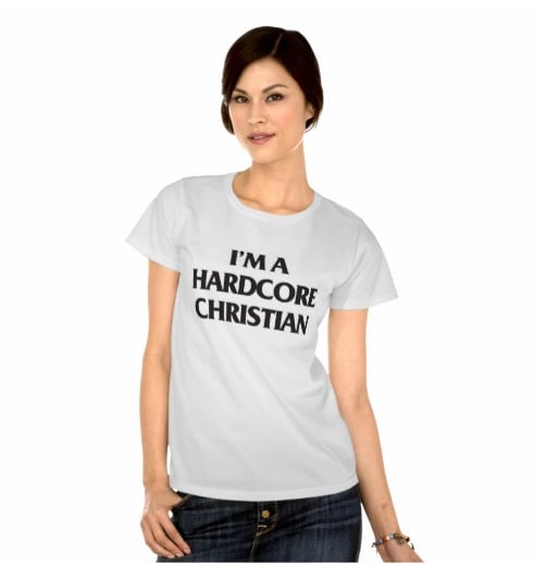 Image of I'M A HARDCORE CHRISTIAN ALEXANDER FAN(WOMEN'S SHIRT)