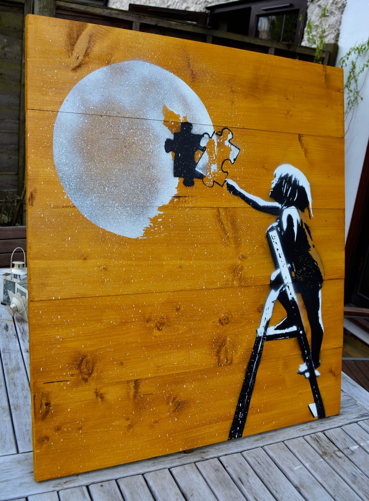 Image of "With 1 Piece Missing......" - Hand Made Wooden Panel
