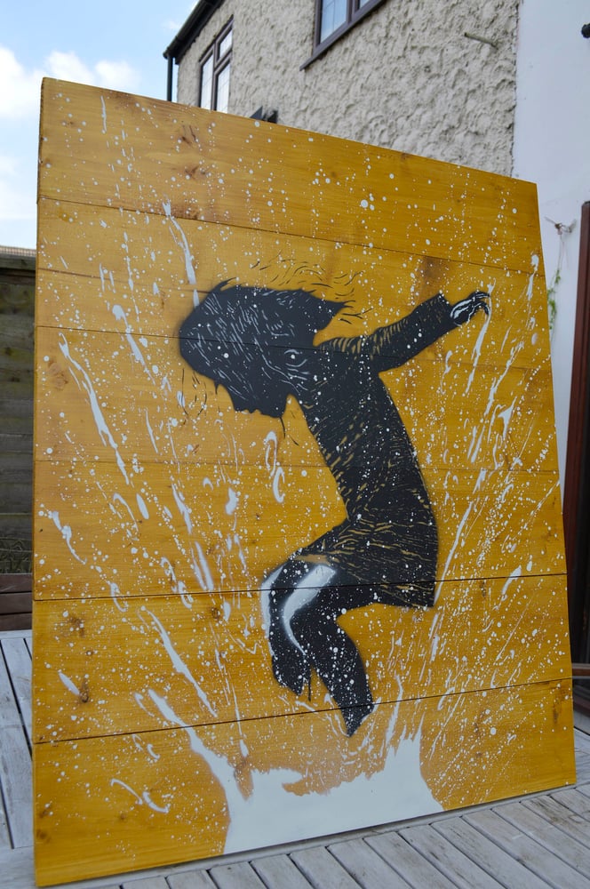 Image of "SplashBack" - Hand Made Wooden Panel