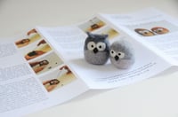Image 4 of Little Owl Brothers - Needle Felting Kit