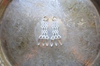 Image 1 of Beaded Lace Earrings 