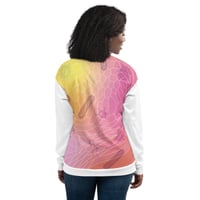 Image 4 of Pink Virus Unisex Bomber Jacket