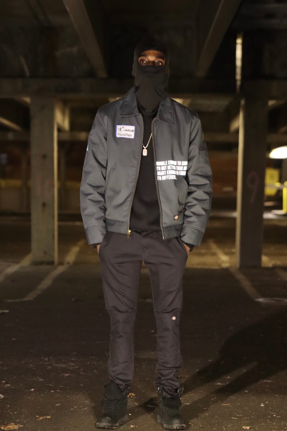 Hustler Jacket Grey | Von J Made