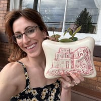 Image 1 of Sea Star Hoya in Pink Vintage Pueblo Dwelling 