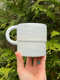 Image 1 of Marbled Porcelain Robins Egg Mug 2