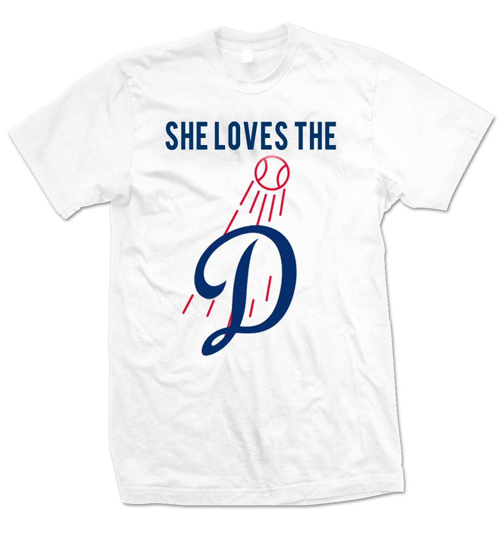 She loves the d dodgers shirt Clearance