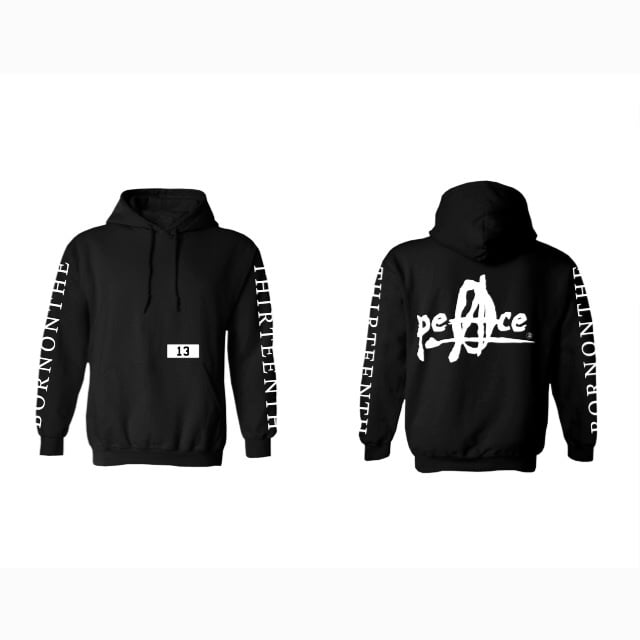 Image of "PEACENOW" Pullover Hoodie