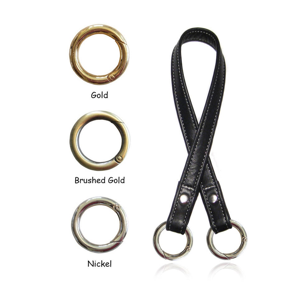 white leather purse strap