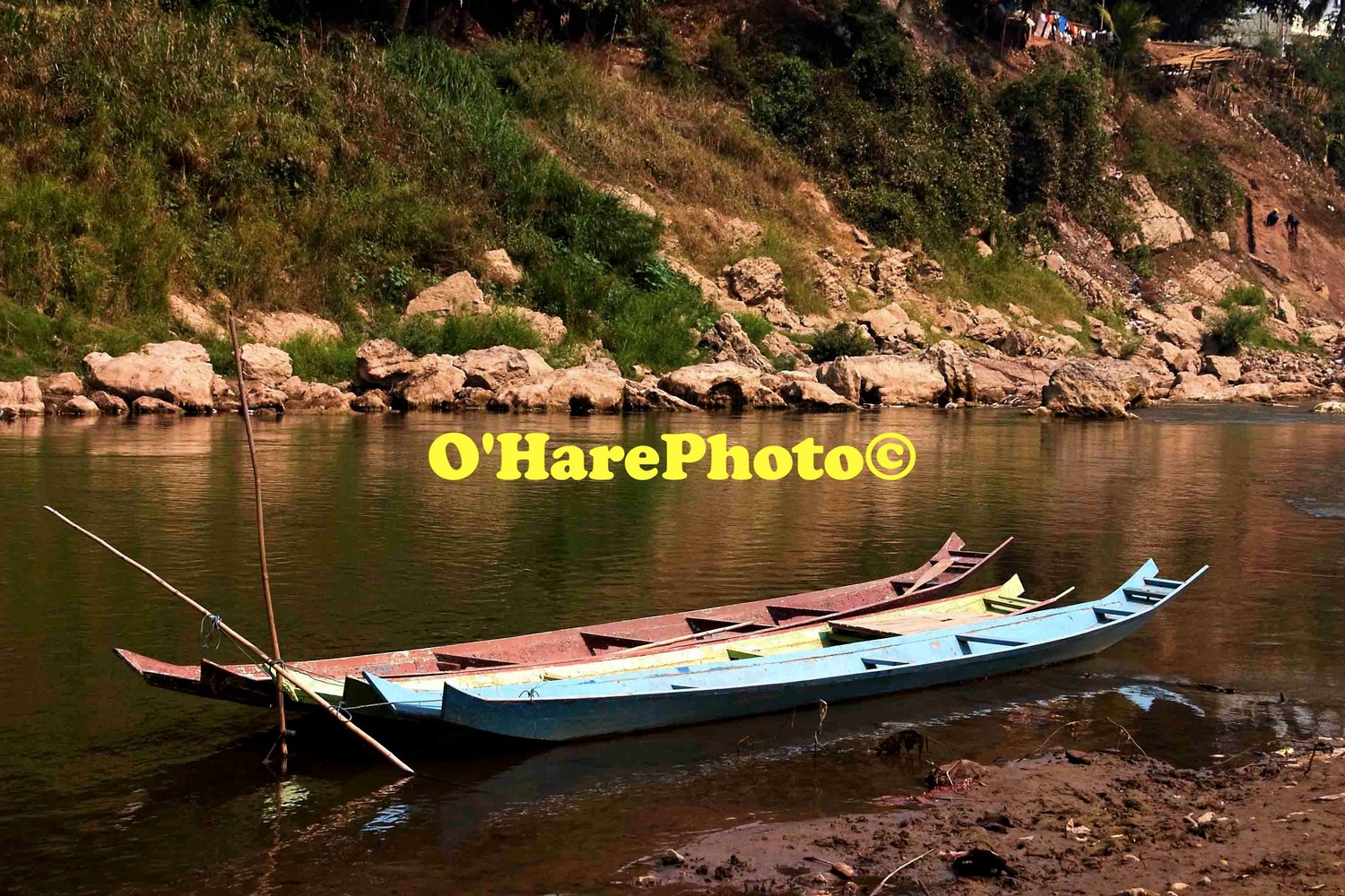 Image of BOATS ON THE RIVER KHAN