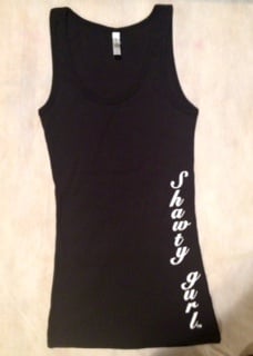 Image of Shawty gurl Black Tank Top