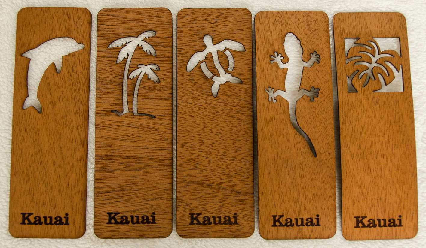 Image of Wood veneer bookmarks