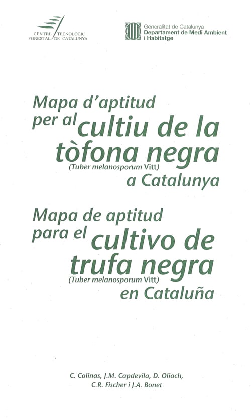 Image of Manual d'aptitud per al cultiu de la tòfona negra (Tuber melanosporum Vitt) a Catalunya