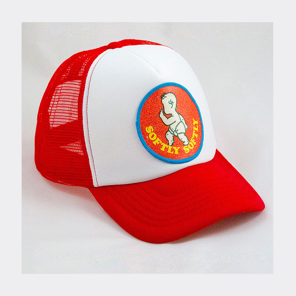 Image of Fairy retro patch on red childrens Truckers Free UK P&P
