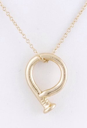 Image of Bent Nail Necklace