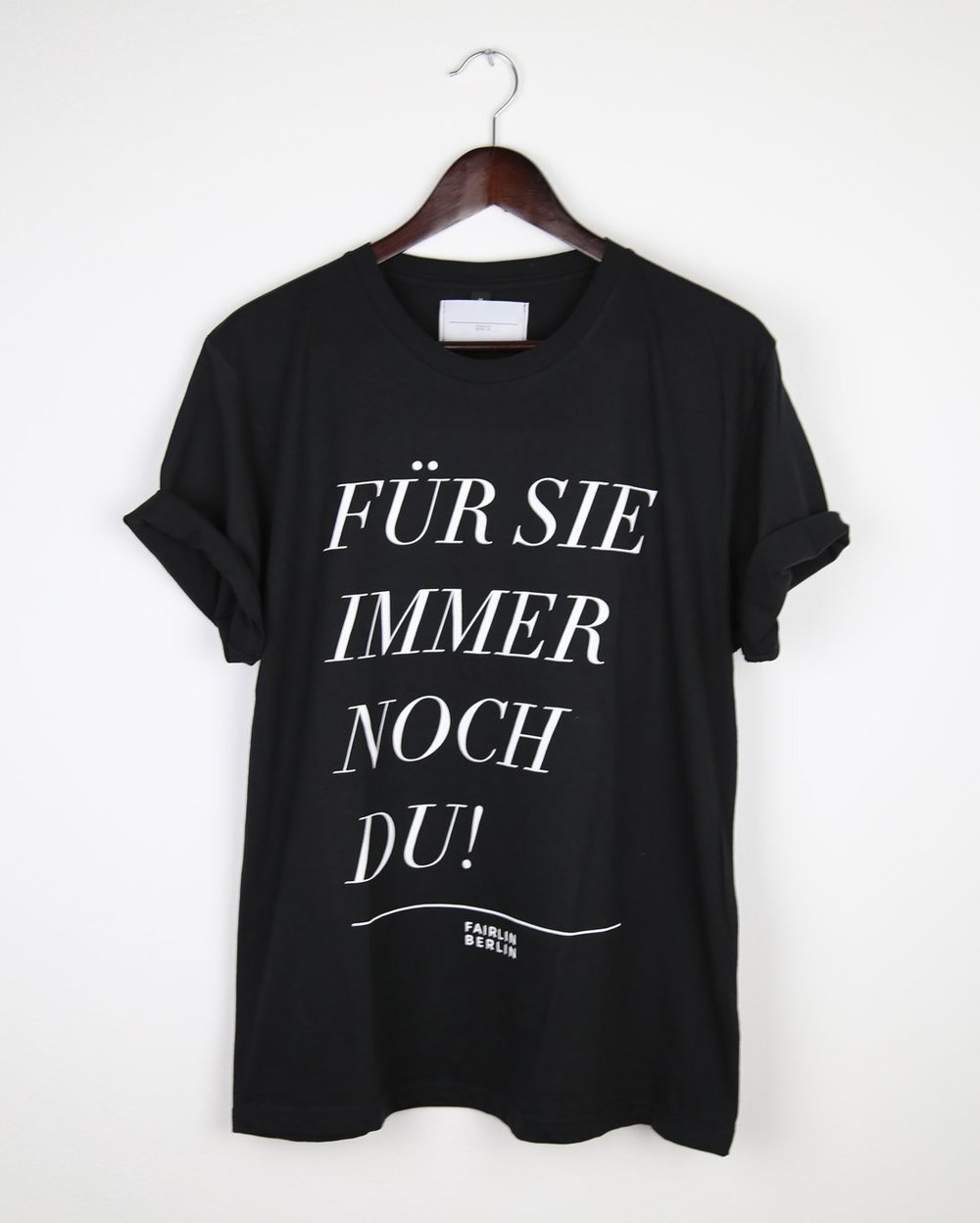 Image of Mit Logo: Für Sie Immer Noch Du T-Shirt  