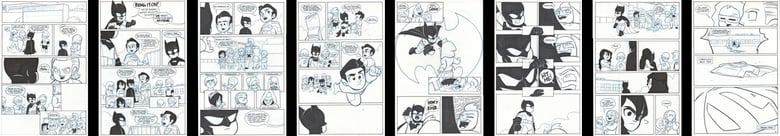 Image of JL8 #50 original art