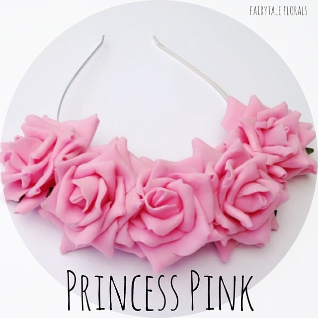 Image of Princess Pink Foam Floral Crown