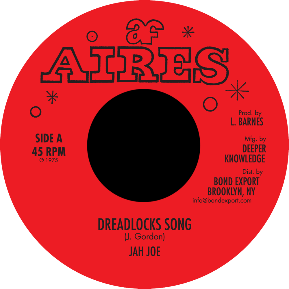 Image of Jah Joe - Dreadlocks Song 7" (Aires)