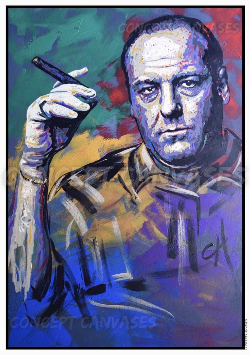 Image of Tony Soprano ‘The Little Moment’s’ A3 Print 