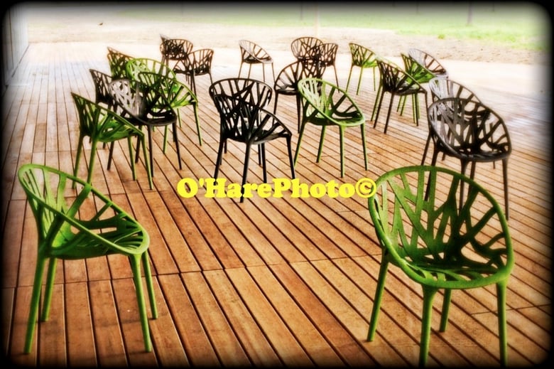 Image of GREEN CHAIRS
