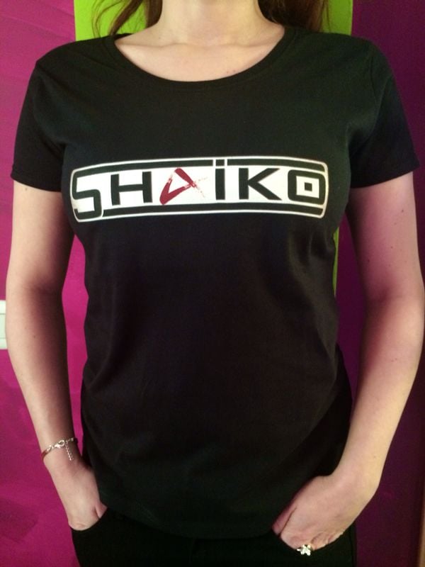 Image of T-shirt - Woman Black LOGO