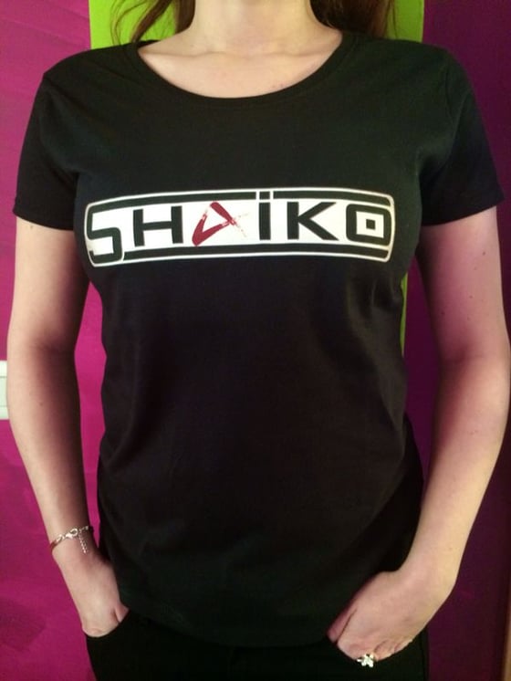 Image of T-shirt - Woman Black LOGO