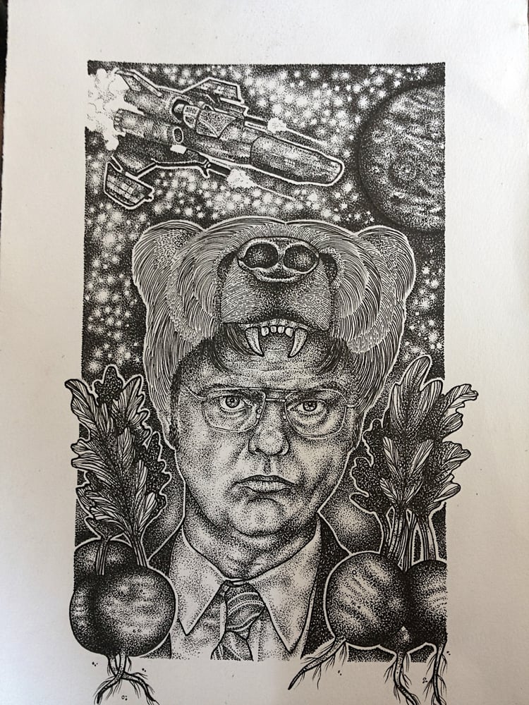 Image of BEARS. BEETS. BATTLESTAR GALACTICA!